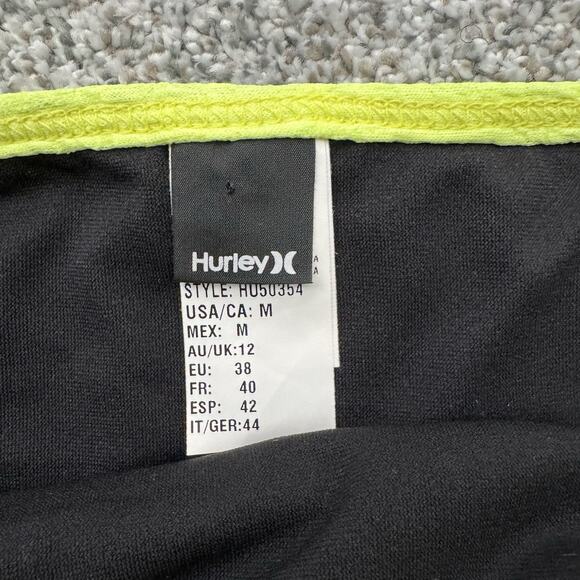 Hurley Swim Bikini Bottom M Swim Rave Neon Spring Break Festival Cheeky Y2K Surf - Picture 6 of 10